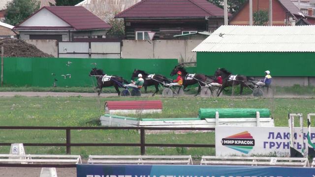 19.08.2023г.Абакан Групповой заезд лошади 2-х лет Рысистых пород 1600м