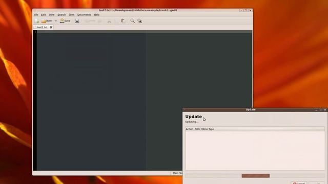 RabbitVCS Gedit Demo