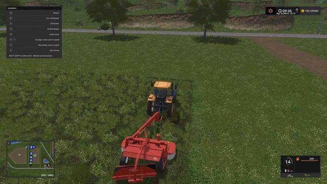 FS | 17 | Mods RENAULT ARES 550 RZ And TRAILED MOWER PACK