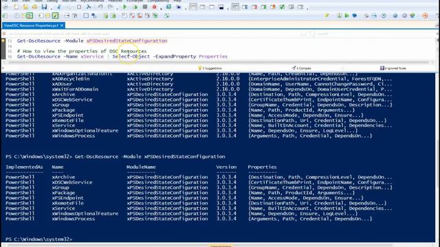 23. How to view PowerShell Desired State Configuration Manager resource properties