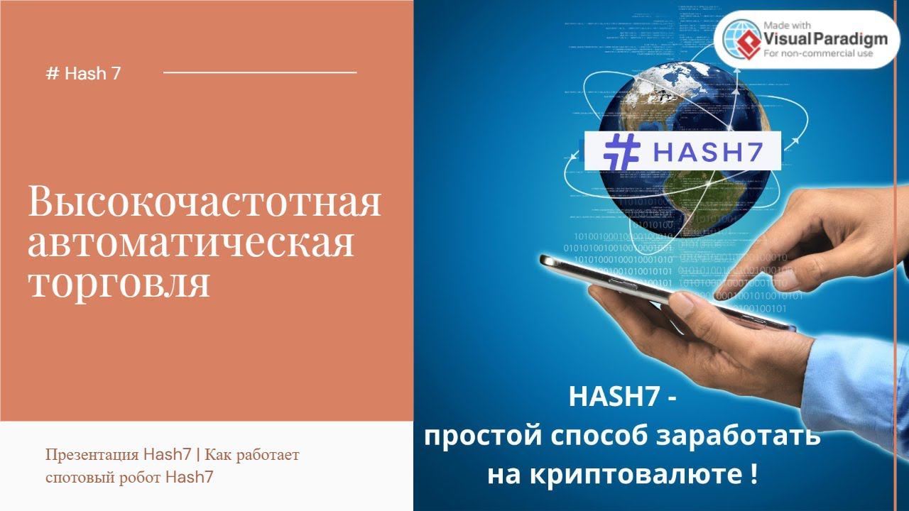 Презентация Hash7 | Как работает спотовый робот Hash7 |Высокочастотная автоматическая торговля