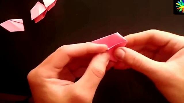 КАК СДЕЛАТЬ ЦВЕТОК ИЗ БУМАГИ ОРИГАМИ