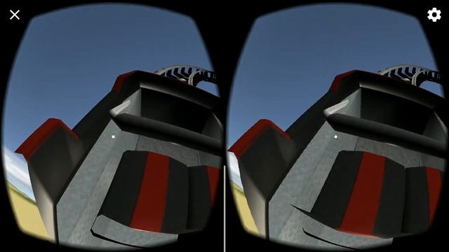 Roller Coaster at VR Thrills Android Gameplay - VR Thrills Roller Coaster 360 Cardboard Game