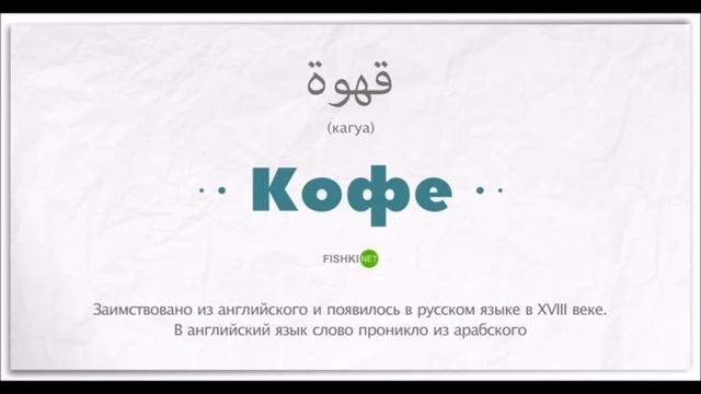 15 слов, которые  на самом деле  заимствованы из  арабского - вы  точно удивитесь!