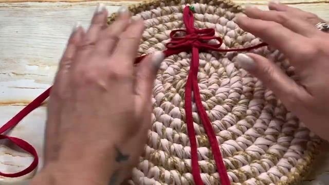 Новогодний декор из трикотажной пряжи Bobilon. Chrismas DIY decoration. Macrame tutorial