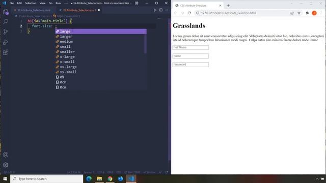 HTML-CSS Tutorial Lesson 35: CSS Attribute Selectors