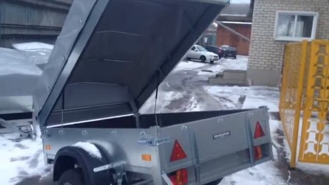 Прицеп ССТ 7132-03 с откидным тентом 300мм
