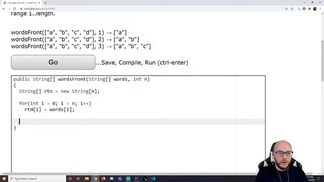 [CSA] CodingBat: String Arrays