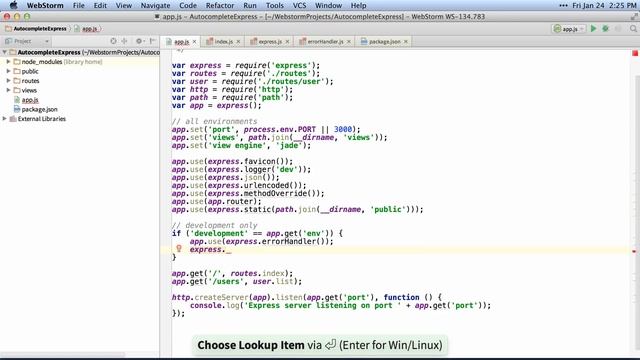 Autocompletion: JavaScript CSS and Everywhere - WebStorm Video Tutorial