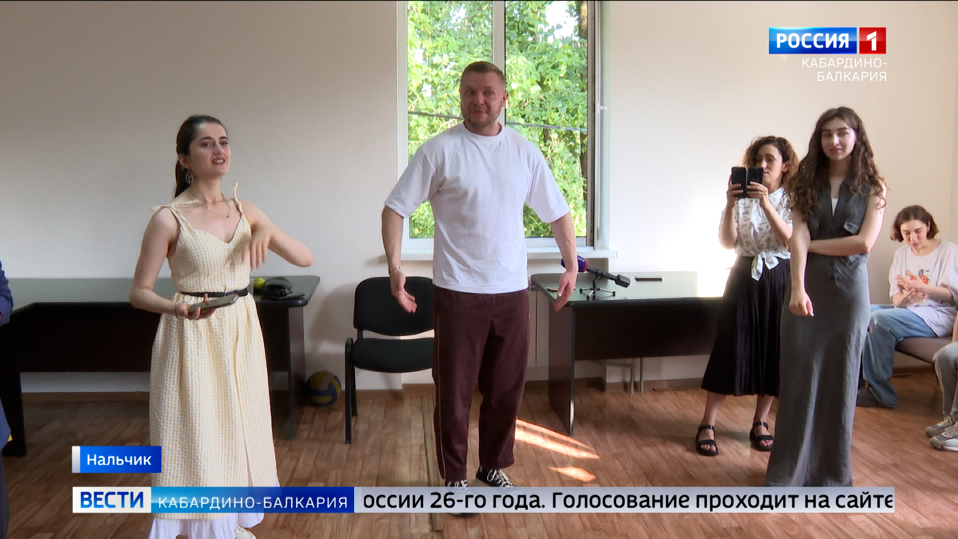 Актер театра Иван Латушко провел в Нальчике мастер-класс