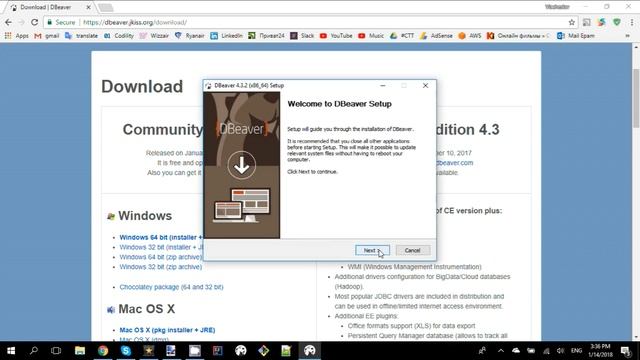 How To Install DBeaver 4.3.2 On Windows 10 ByVY