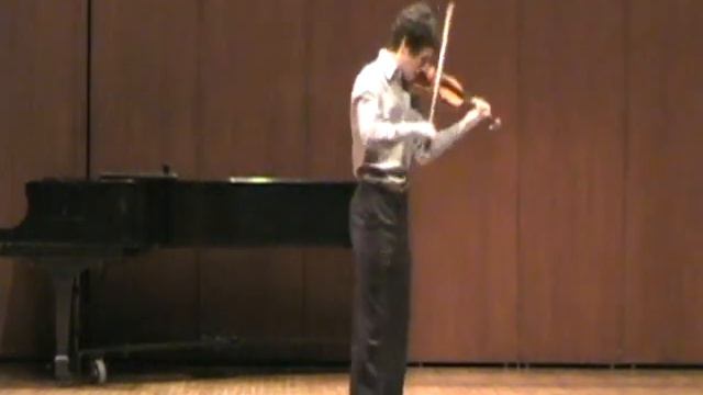 Bach - Sonata for solo violin no. 1 in G minor, BWV 1001 - 4. Presto