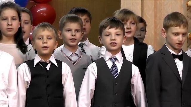 Песня "На Красной площади парад" _ Школа № 439 _ 4в