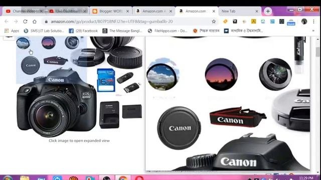 Canon EOS 4000D / T100 Digital Camera Today Sell Offer From Amazon On My Website