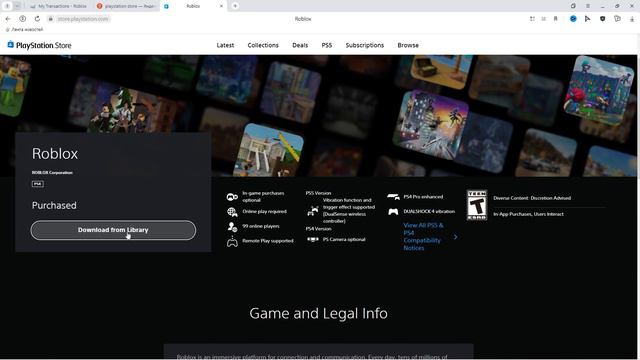 Как установить roblox на PS4!!!!Смотри видео скорей