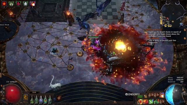 Detonate Dead Of Chain Reaction || Najsilniejszy starter na ligę 3.24 Necropolis || Path of Exile