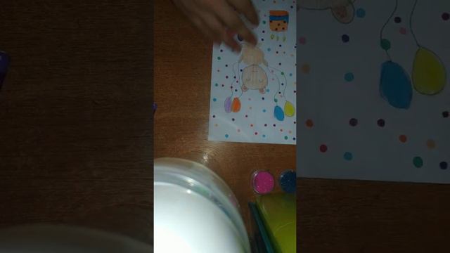 Открытка на день рождения!!!! Из одного листа А4!!!