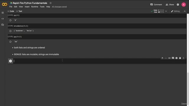 10. Lists vs. Strings