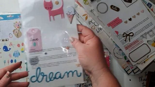 How I Made A Couch Scrapbooking/Project Life Kit From My Stash - Inspired By Inkie Quill