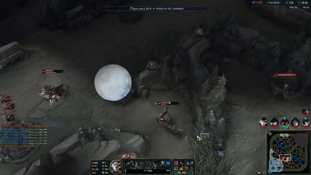 BUG nunu snow ball visual glitch