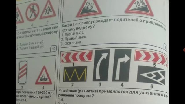 Разбор экзаменционных вопросов по ПДД на тему Предупреждающие знакибез комментариев