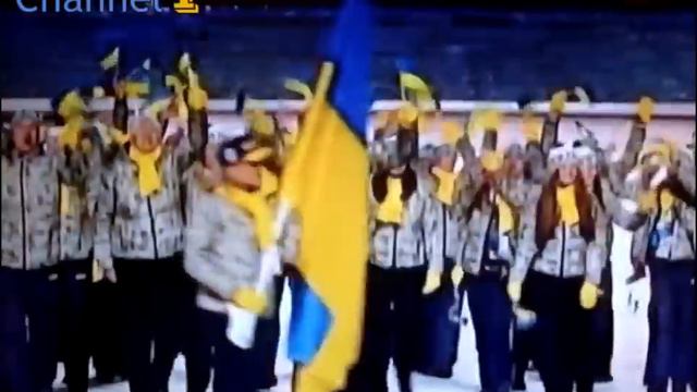 Парад спортсменов Олимпийские игры Сочи 2014 Украина выход спортсменов  Winter Olympic Games Sochi