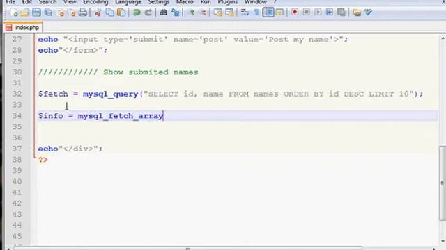 PHP for beginers tutorial part 5