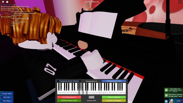 (notes in desc) Fujii Kaze - Shinunoga E-Wa Played on roblox got talent