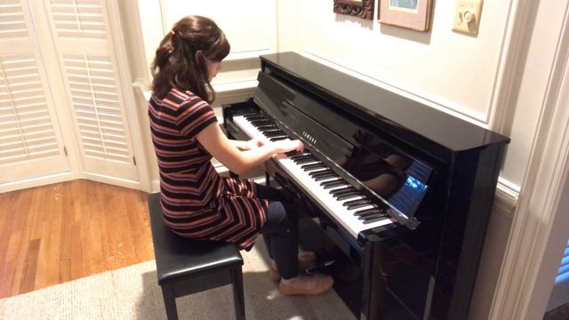 Sophia Holland performing Goldfish by William Gillock