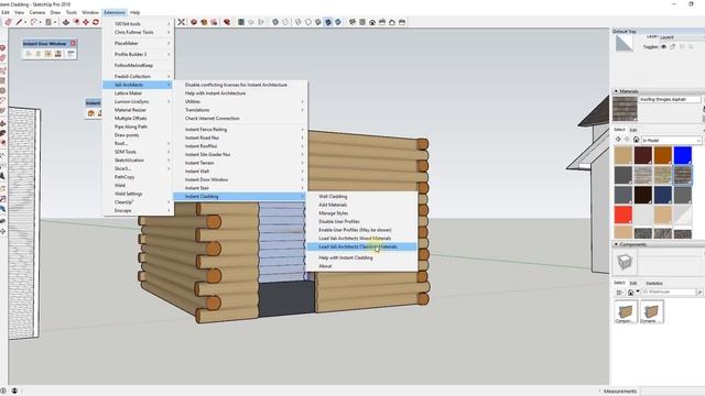 INSTANT CLADDING In SketchUp! (Extension Introduction)