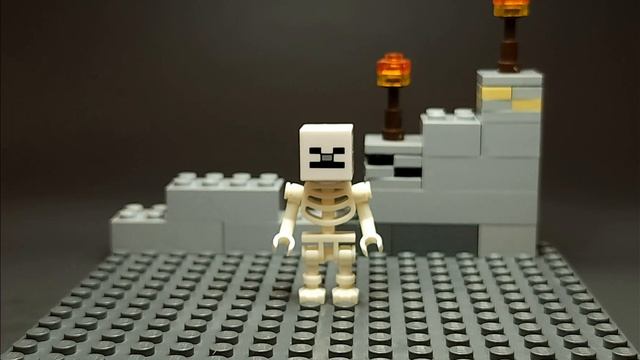 Golem vs Skeleton Mutant | Lego Minecraft 2023 4K video