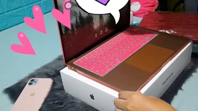 MACBOOK AIR 2020 13" (ROSE GOLD) ACCESSORIES FROM SHOPEE