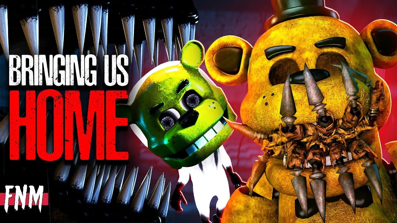 (Автор five nights music/YouTube)FNAF SONG "Bringing Us Home" (ANIMATED IV)