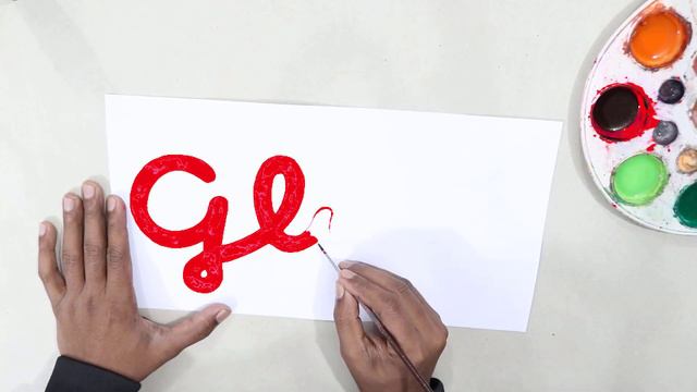 How to draw the Glico logo @Glico