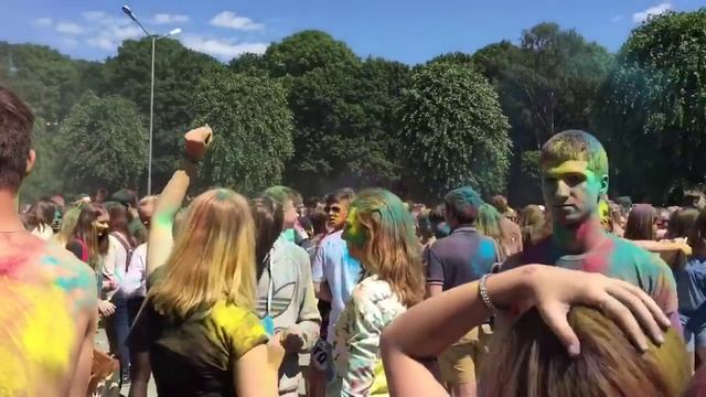 Holi Festival in Russia (2015)