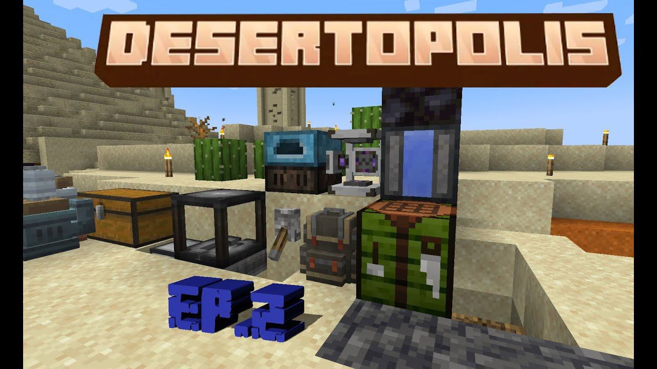 DESERTOPOLIS | Прохождение #2 - Первая энергия | Minecraft