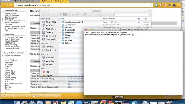 Install Maven on OSX Mavericks