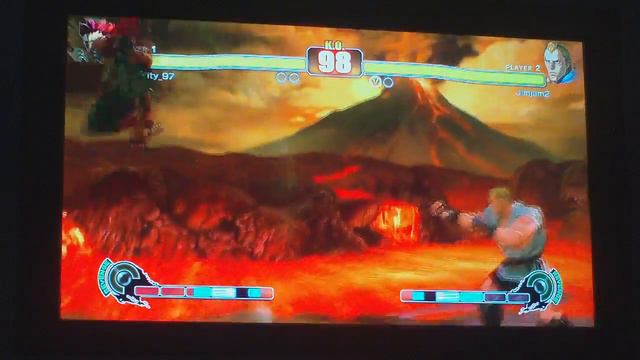 Street Fighter 4 online match Abel (me) vs Akuma