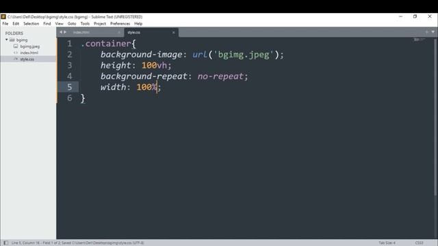 Responsive Full Page Background Image Using CSS