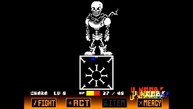 OverSave-Tale Genocide Papyrus by FDY Completed Noob Mode  Undertale Fangame