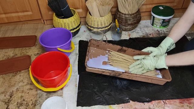 Обрабатываю бумажную лозу быстро