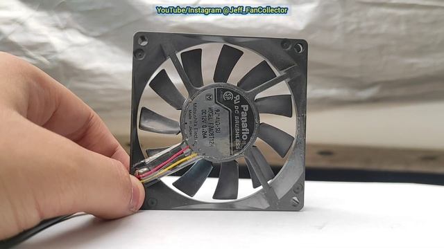 Slim Panaflo Fan (Panasonic) FBH08T12H 12V 0.26A 3100rpm 8015 3wire Made In Japan