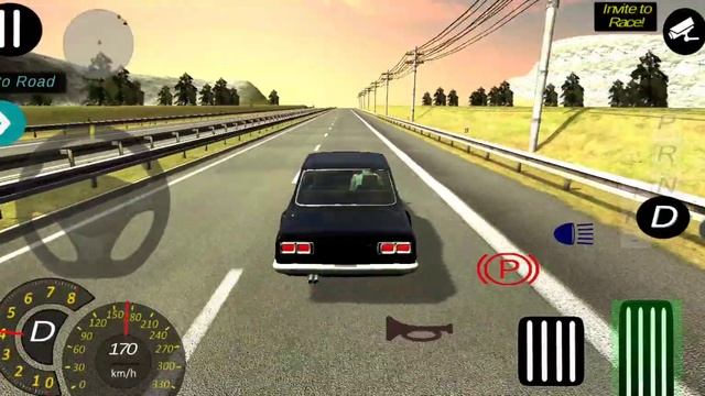 Nissan GTR KPGC10 Skyline 2.5i (Non Turbo) Acceleration In Open World Multiplayer Driving
