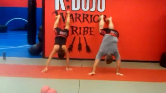 Wall Walks at K Dojo Warrior Tribe!