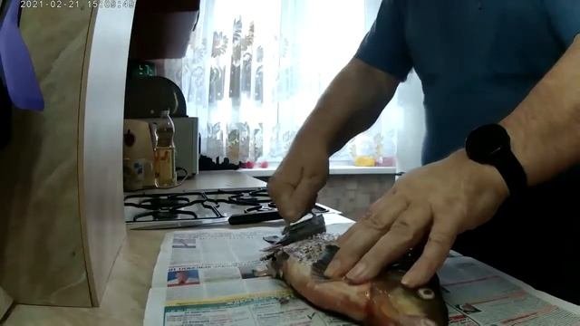 Быстрая чистка леща
