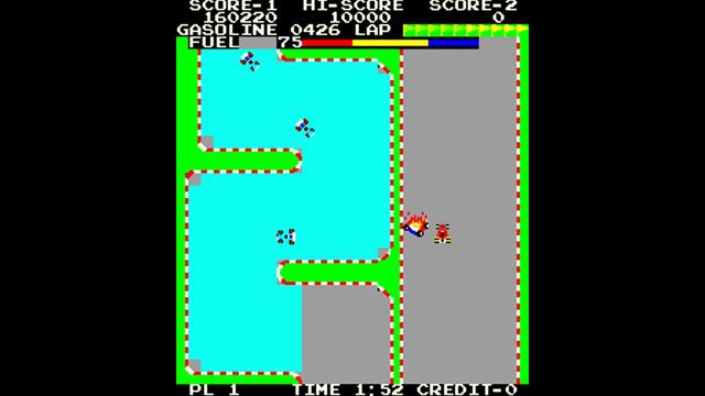 Pit & Run - F-1 Race [Arcade] (1984) Taito Corporation {Alternate set 2}