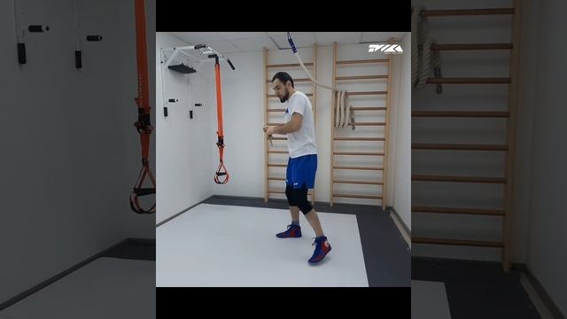 Самбо - Дзюдо  приём  Передняя подножка работа с резиной!