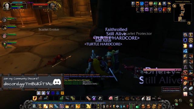 HC Turtle WoW Vanilla+ Alliance # 227 - Scarlet Monastery Cathedral p2 + Amory