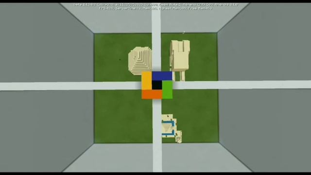 Битва построек, строительство пирамиды Minecraft PE, кто же хуже строит?