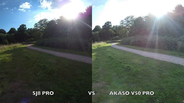 SJCAM SJ8 PRO Vs AKASO V50 Pro 4K Action Camera Comparison + SAMPLES